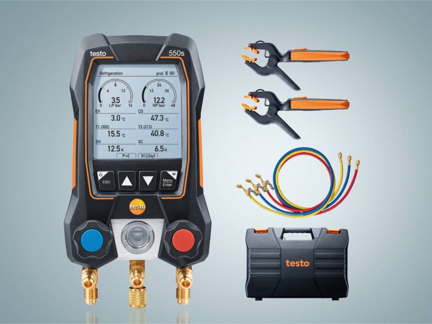 testo 550s Set smart cu furtunuri