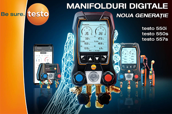 noua generație de manifolduri digitale testo 550i, 550s, 557s