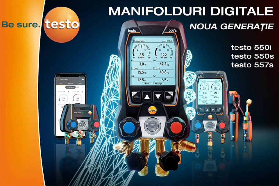 noua generație de manifolduri digitale testo 550i, 550s, 557s