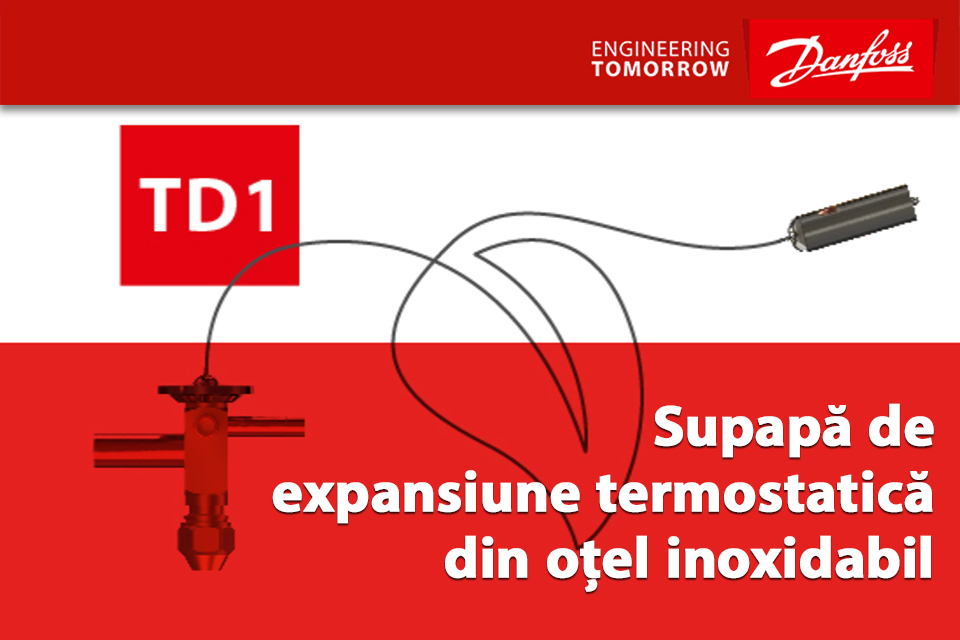 Supapa de expansiune termostatică TD1