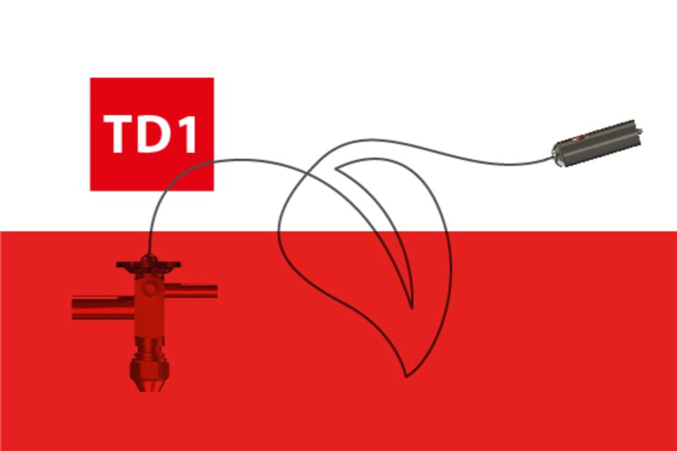 Danfoss TD1 oțel inoxidabil